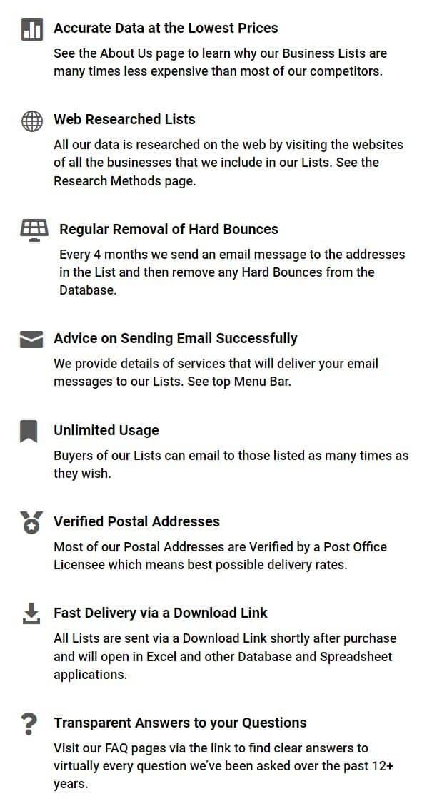 marketing list of Vets Animal Clinics